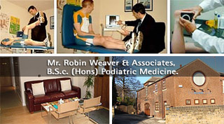 Mr. Robin Weaver & Associates, B.S.c. (Hons) Podiatric Medicine.